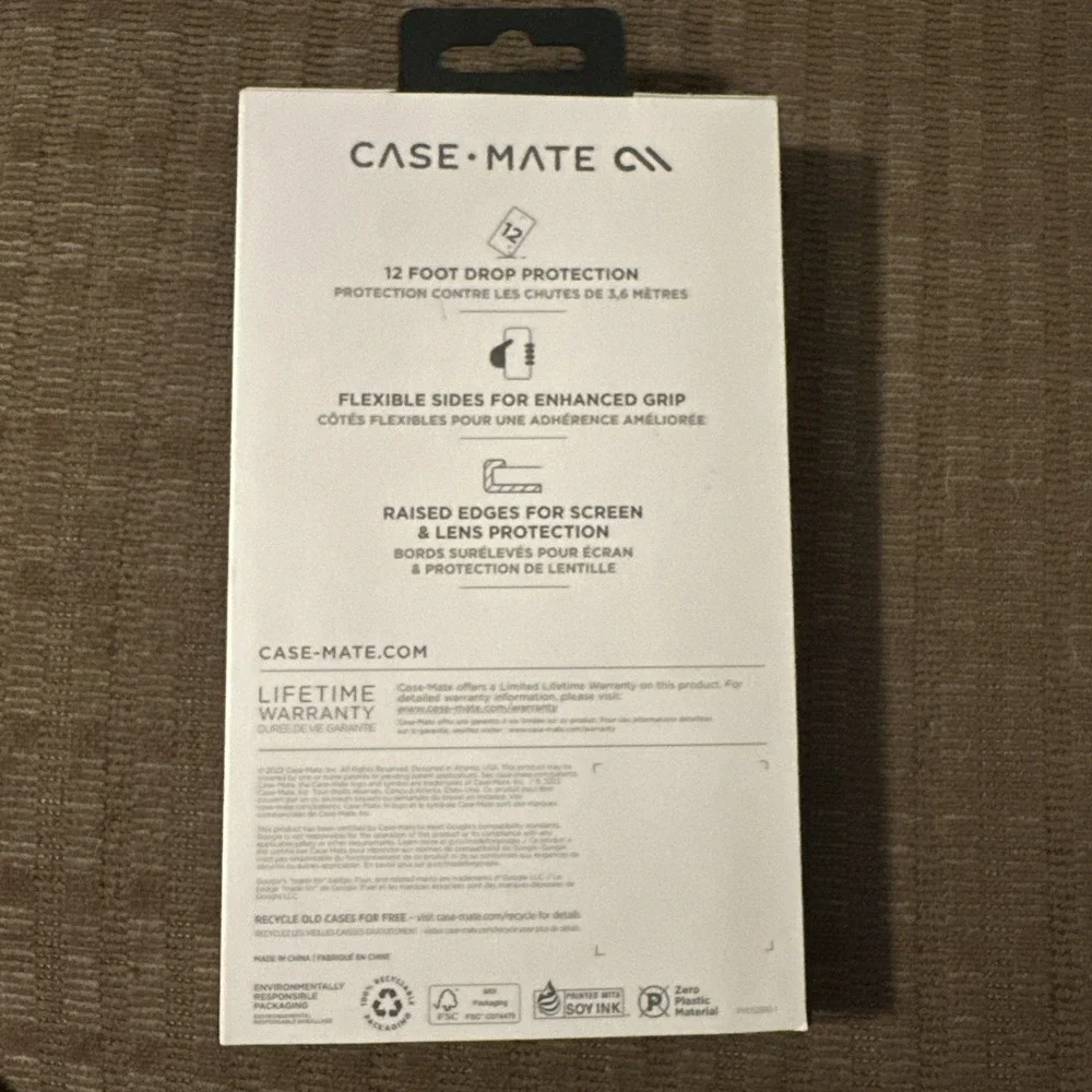 Case-Mate *Clear* Pixel 8 Pro Case Tough -12ft Drop Shockproof Protection ES1703